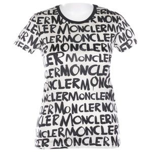Moncler graffiti shirt logo. NWT
